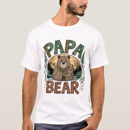 Pappa Björns embrace Kärlek-Far och Unge T Shirt