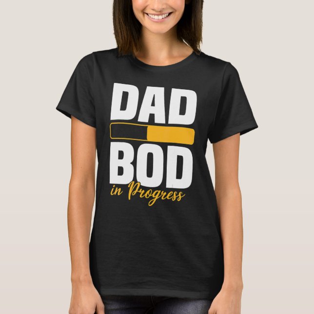 Pappa-blod pågår som lastar Far Figur Far T Shirt (Framsida)