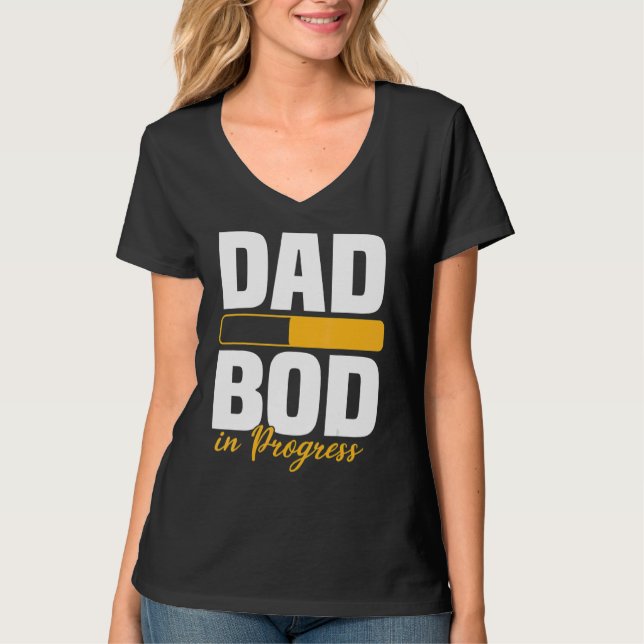 Pappa-blod pågår som lastar Far Figur Far T Shirt (Framsida)