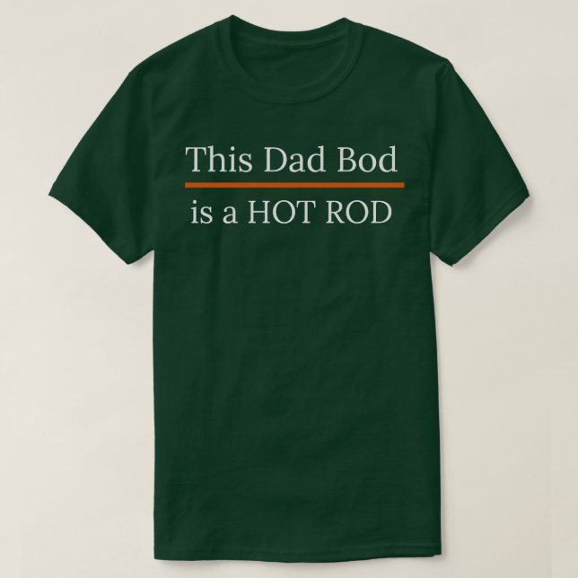Pappa Bod är ett Hot rod T Shirt (Design framsida)