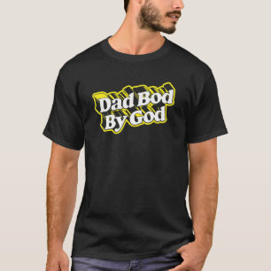 Pappa Bod by God! Funny Vintage för minimalisather T Shirt