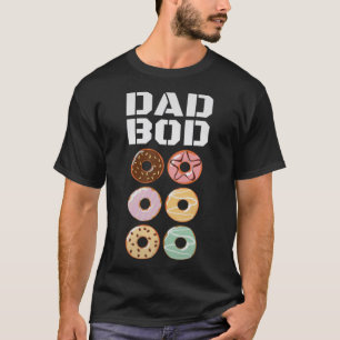 Pappa Bod Donut Six Pack-gym T Shirt