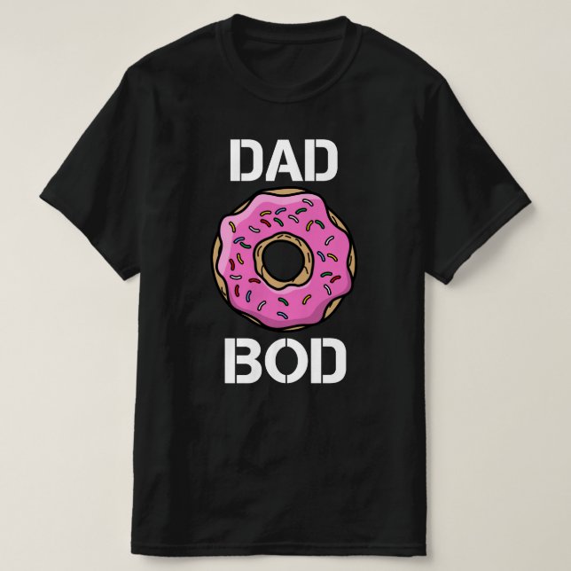 Pappa Bod donut T Shirt (Design framsida)