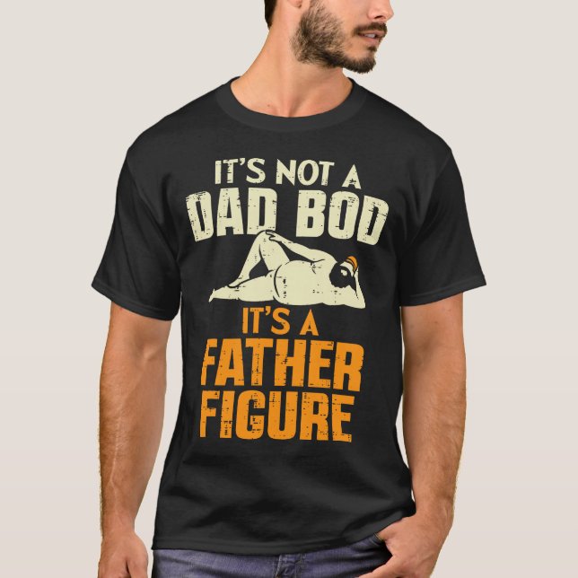 Pappa Bod, Faderlig figur T Shirt (Framsida)