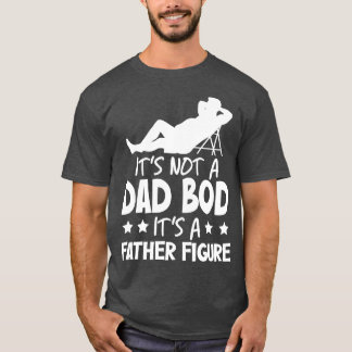 Pappa Bod Far Figur Funny monokrom Tee