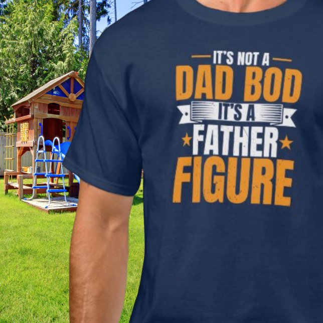 Pappa Bod Far Figur Funny Quote Gift T Shirt (Dad Bod Father Figure Funny Quote Gift T-Shirt)
