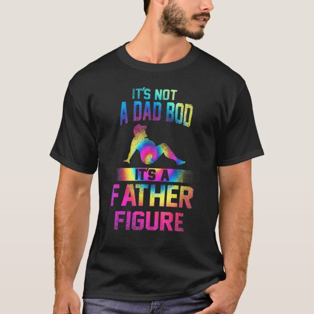 Pappa Bod Fars dag pappa Pappa Tie Dye T Shirt (Framsida)