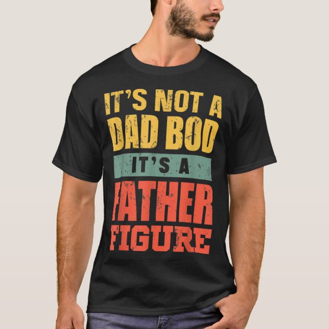 Pappa Bod För manar Far Figur Fars dag T Shirt (Framsida)