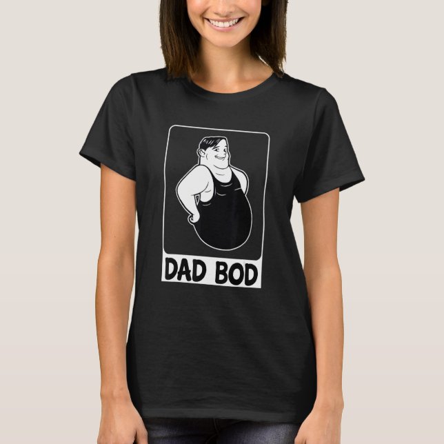 Pappa Bod Funny Pappa Pappa Bod Graphic T Shirt (Framsida)