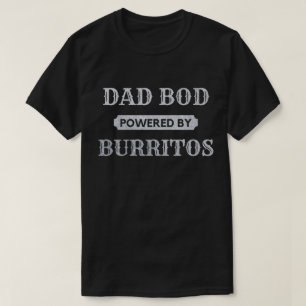Pappa Bod med Burritos Glitter T-Shirt