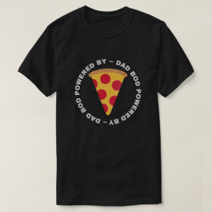 Pappa Bod med Pizza Glitter T-Shirt