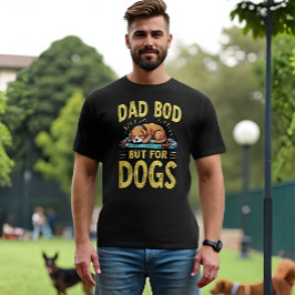 PAPPA BOD men Hundar Roligt Retro T Shirt