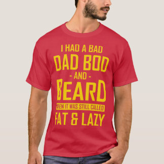 Pappa Bod och Beard Humor Pappa Beard Gifts Classi T Shirt