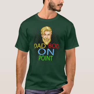 Pappa bod på punkt t shirt