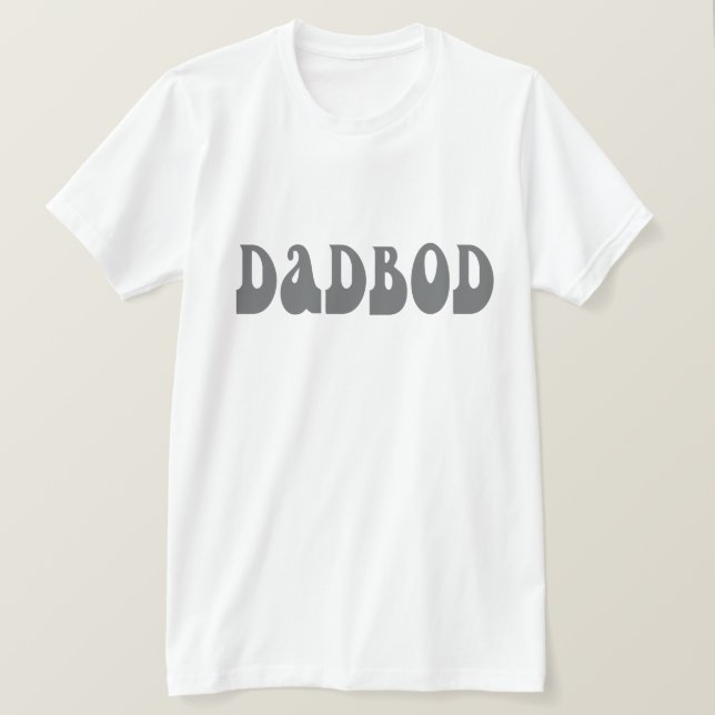 Pappa-bod rolig en ord påstående tee shirt (Design framsida)