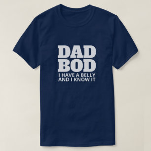 PAPPA BOD t-skjortan - jag har magen och jag vet d T Shirt