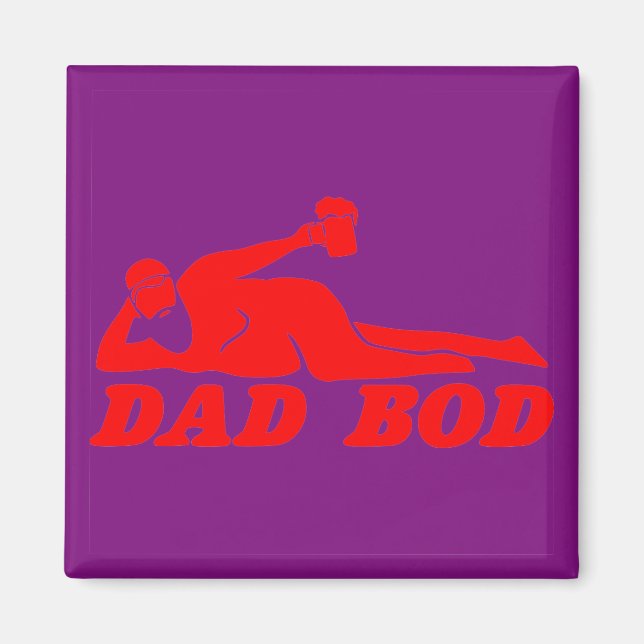 Pappa Bod #USAPatriotGraphics ©WhiteTigerLLC.Com Magnet (Framsidan)