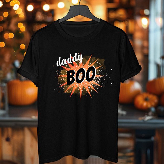 Pappa Boo | Orange Halloween T Shirt (Skapare uppladdad)