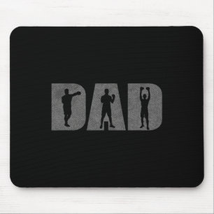 Pappa Boxer Fars dag Boxing Älskare Box Gift Train Musmatta