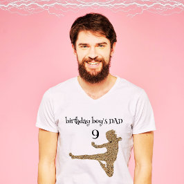 Pappa Boy Sports Party Martial Arts Karate Birthda T Shirt