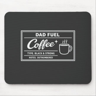 Pappa Bränsle Kaffe – Svart & Stark Fars Dag Musmatta