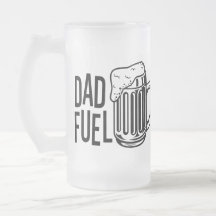 Pappa Bränslet Black Fars dag Beer Mugg