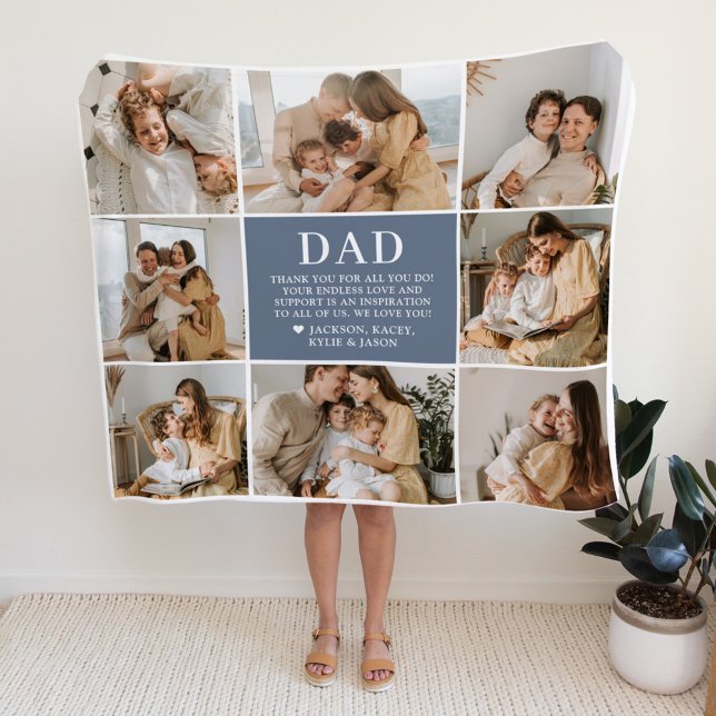 Pappa Brev Anpassningsbar Personlig Fleece Blanket (Skapare uppladdad)