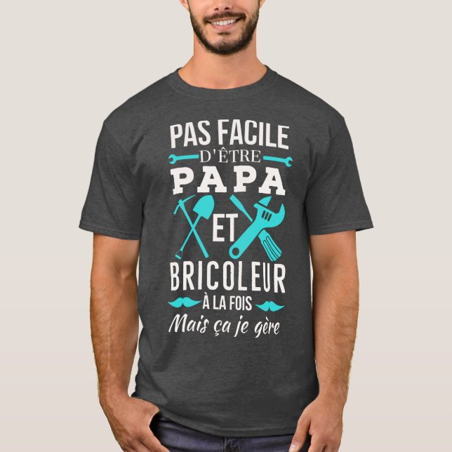 Pappa Bricoleur T Shirt (Framsida)