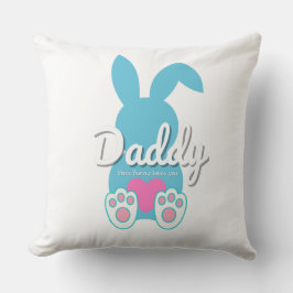 Pappa Bunny Dekorativ kudde - Påsk Gift för Pappa