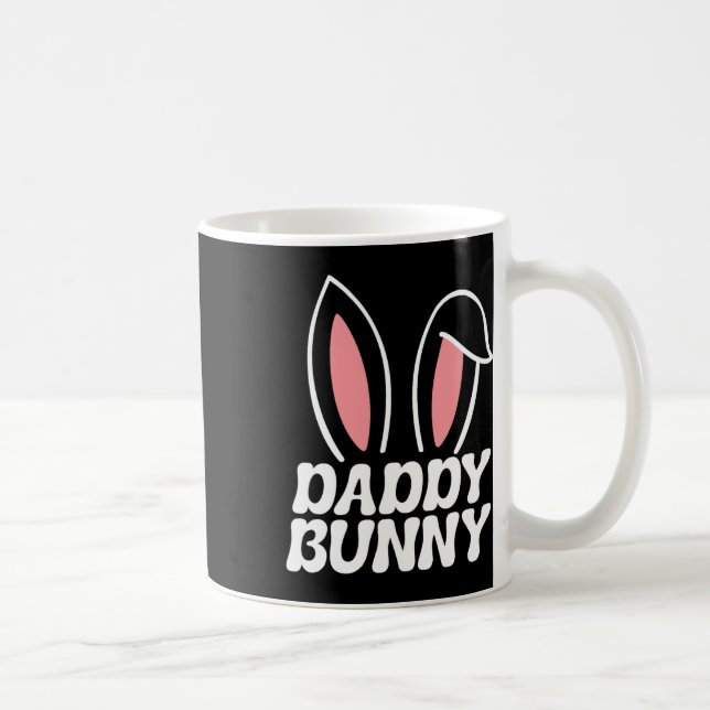 Pappa Bunny Roligt Bunny Ear Påsk för Kaffemugg (Höger)