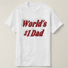 Pappa burgundtext T-Shirt