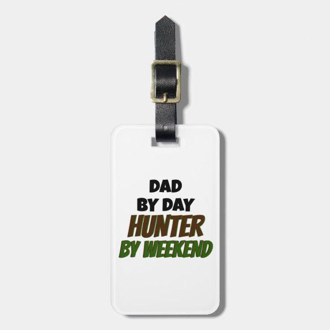 Pappa by Day Hunter by Helg Bagagebricka (Vertikal Framsida)