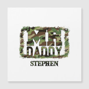 Pappa Camouflage Design med eget namn