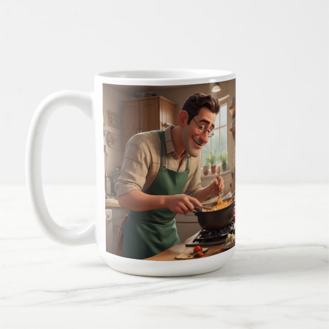 Pappa: Chef Birthday Kaffemugg (Vänster)