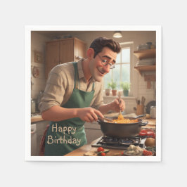 Pappa: Chef Birthday Pappersservett