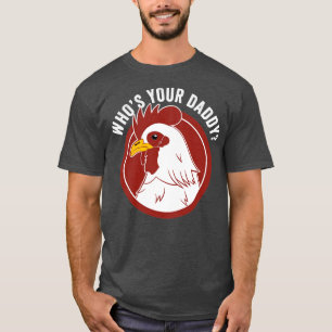 Pappa Chicken Pappa Farmer Funny Chicken Älskare T Shirt