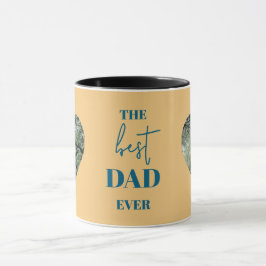 Pappa & Child Photo Mugg - Heart Ram Best Pappa nå