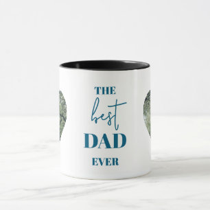 Pappa & Child Photo Mugg - Heart Ram Best Pappa nå