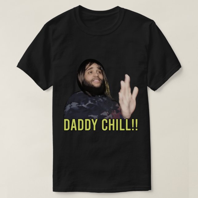 Pappa Chill Long T Shirt (Design framsida)