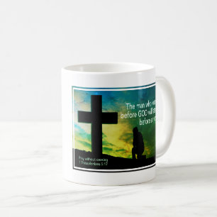 PAPPA Christian Prayer Lycklig Fars dag Kaffemugg