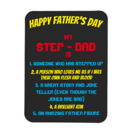 Pappa-citat för Fars dag Step Magnet