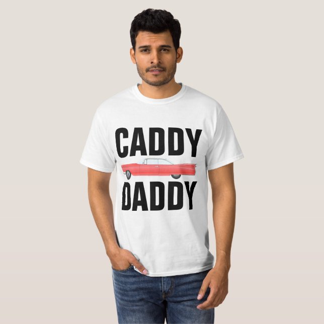 PAPPA CLASSIC CAR CADDY DADDY T-Shirts (Hel framsida)