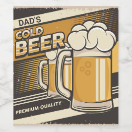 PAPPA Classic Kall Beer Vinflaska Etikett