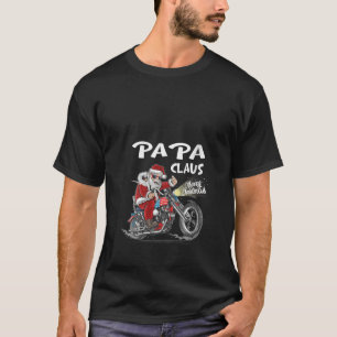 Pappa Claus Biker New Jultomten God jul B T Shirt