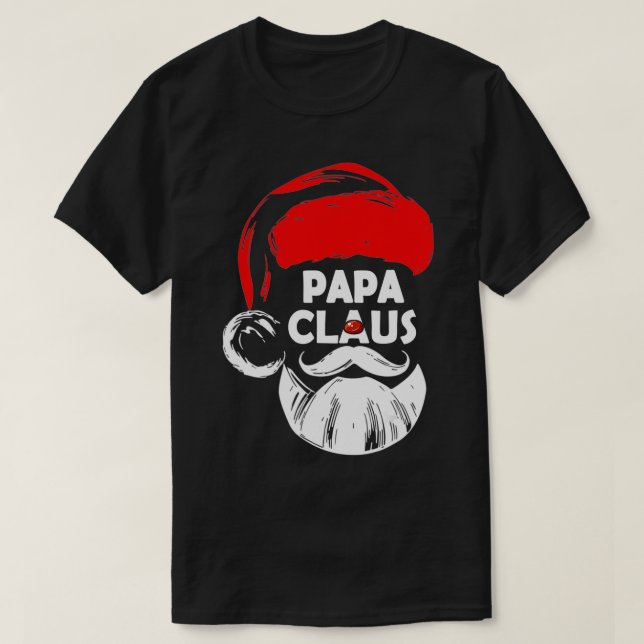 Pappa Claus jul jul Pajama-familjen som matchar Ju T Shirt (Design framsida)
