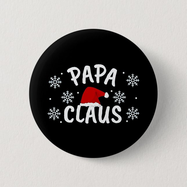 Pappa Claus jul Knapp (Framsida)