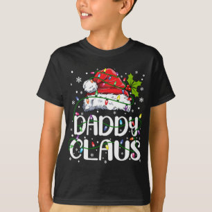 Pappa Claus jul Ljus Pajama Family Matchin T Shirt