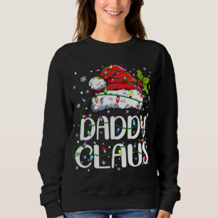 Pappa Claus jul Ljus Pajama Family Matchin T Shirt