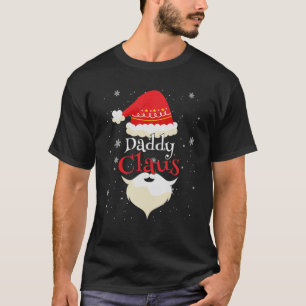 Pappa Claus jul Santa Pajama Matching Funny T Shirt
