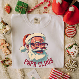 Pappa Claus jul Tshirt T Shirt